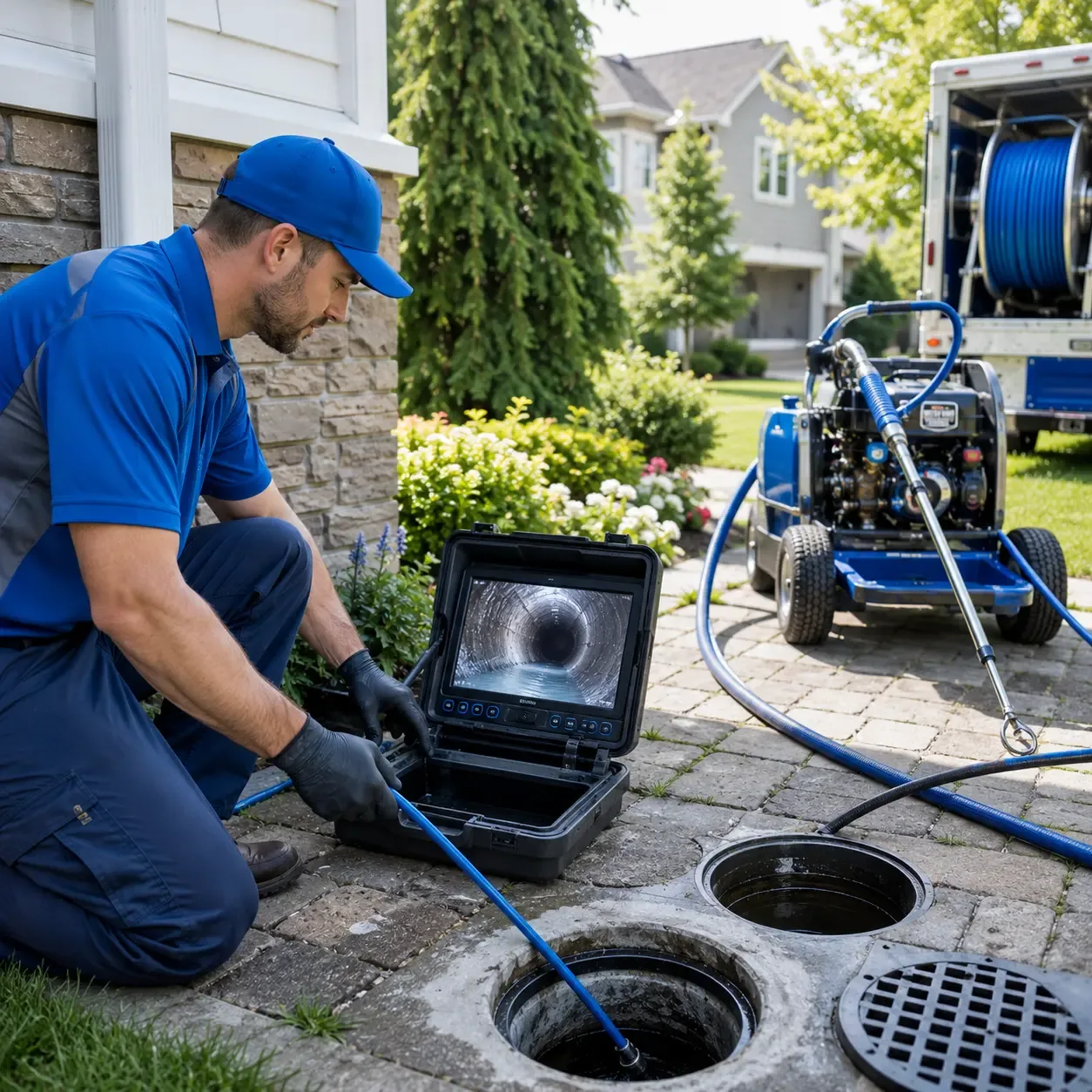 Outdoor drain cleaning professionals serving Great Neck, NY